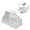 DriKou PU Leather Tissue Box Cover, Rectangular, Lightweight view 1