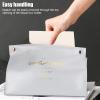 DriKou PU Leather Tissue Box Cover, Rectangular, Lightweight view 2