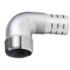 Stainless Steel 90° Elbow Fitting, 1 Piece, 8–25 mm Hose Barb × 1/4–1 in Male Thread view 3