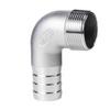 Stainless Steel 90° Elbow Fitting, 1 Piece, 8–25 mm Hose Barb × 1/4–1 in Male Thread view 4
