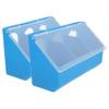 POPETPOP 2-Pack Plastic Pigeon Feeders with Secure Lids view 1