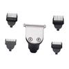 Mikinona Metal Beard Trimmer Head for Electric Beard Shaver, 4 Guide Combs, Silver view 1