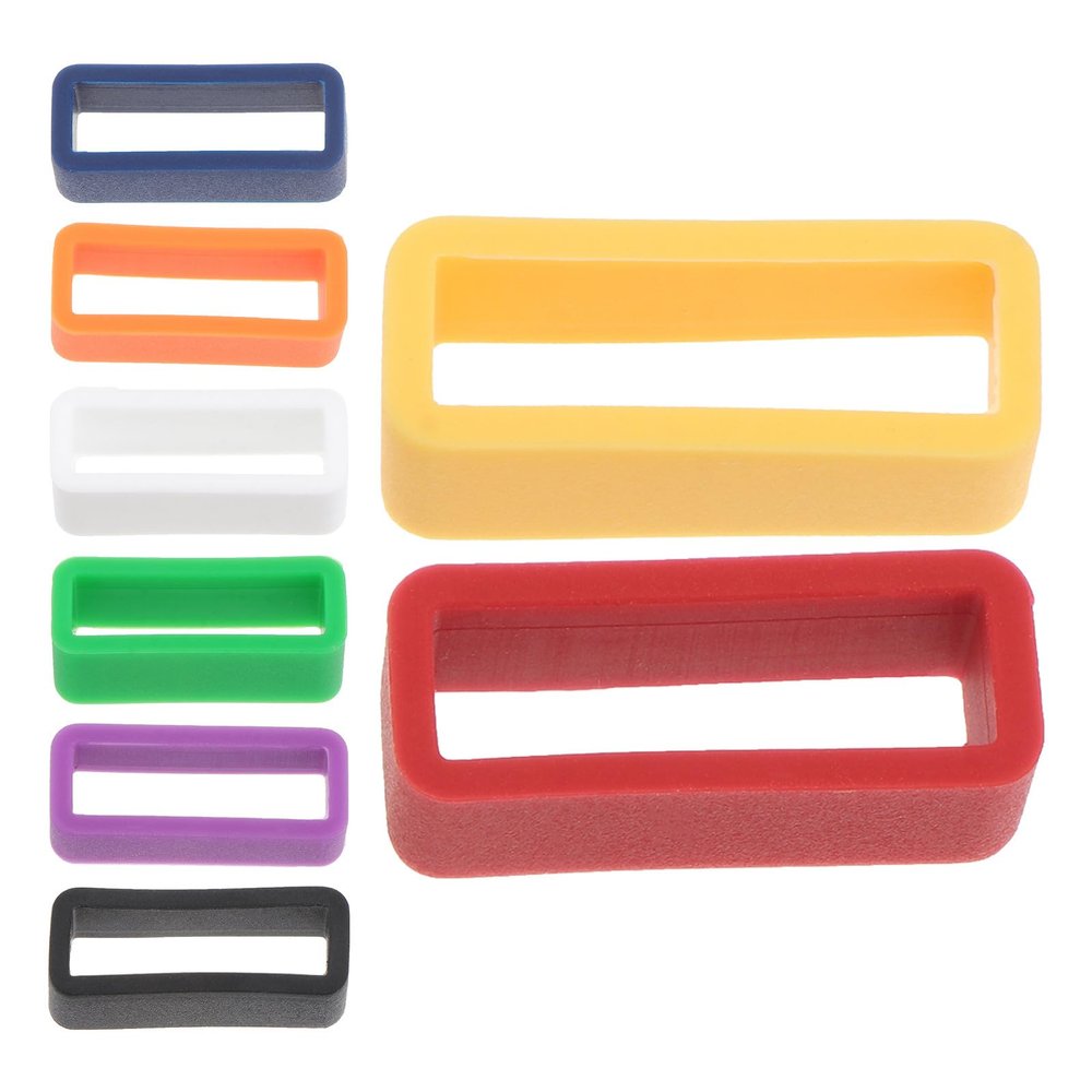 KITANDOVE Replacement Watch Band Keeper Loops, 8-Pack Silicone Rings