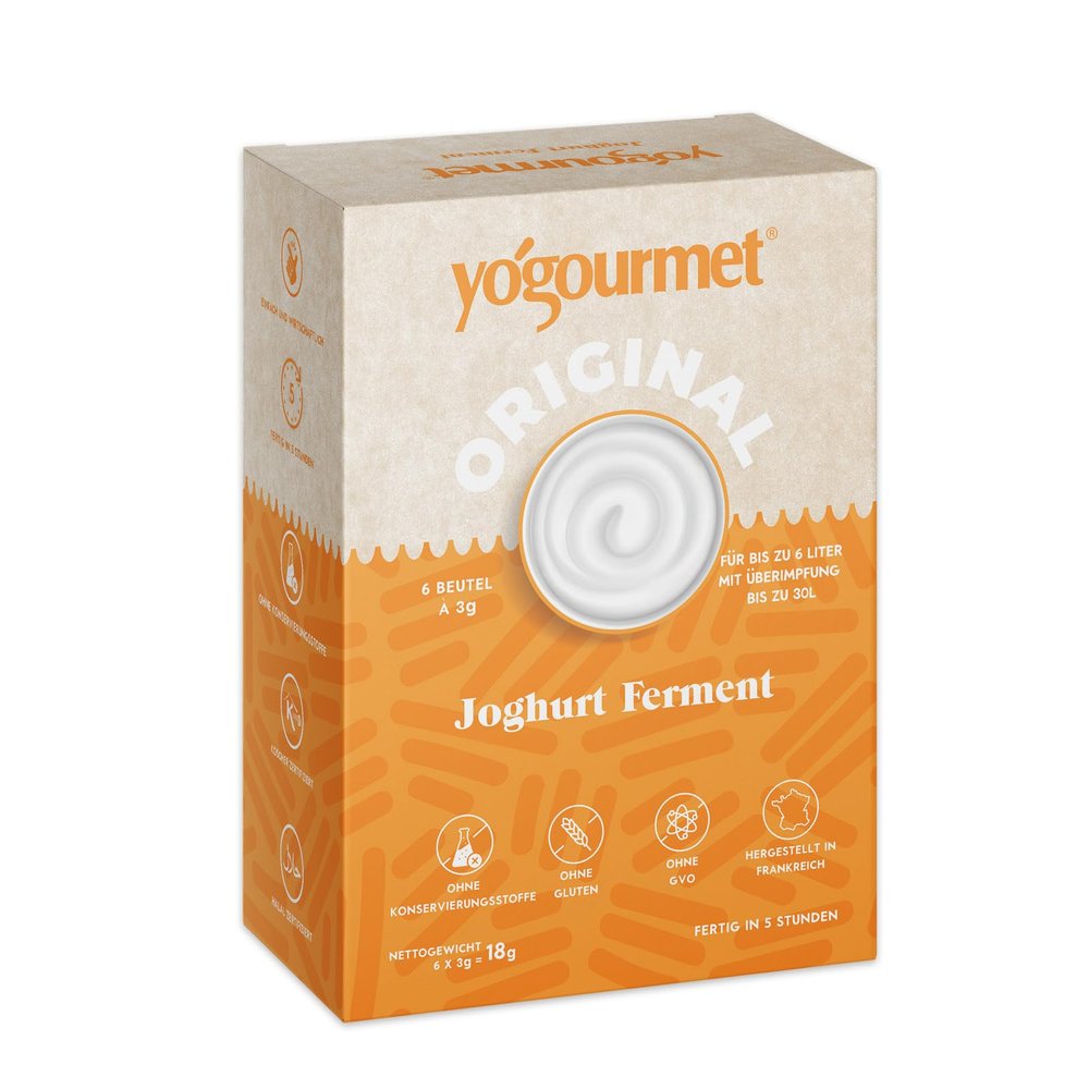 Yogourmet Yogurt Starter Cultures (6 Sachets = 6 Liters)