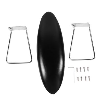 Black Manicure Hand Rest for Nail Art, PU and Stainless Steel