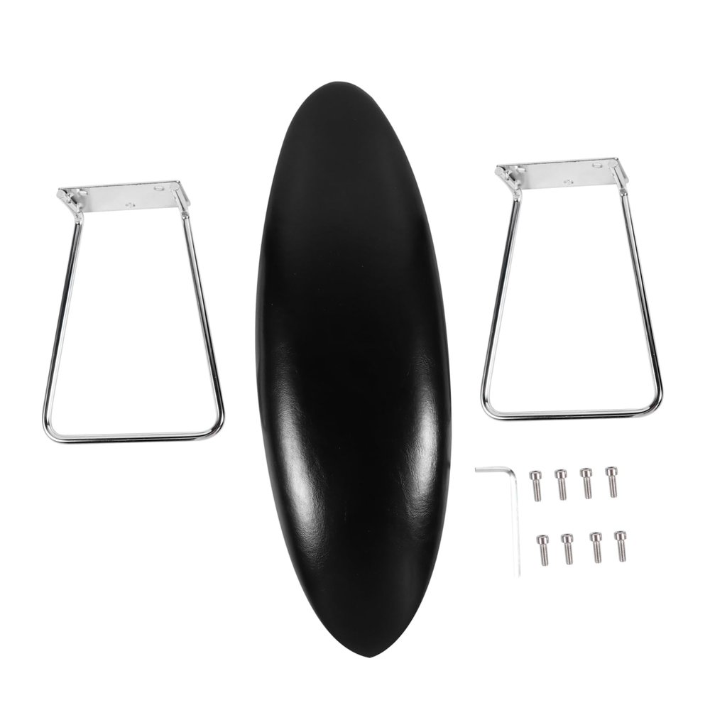 Black Manicure Hand Rest for Nail Art, PU and Stainless Steel