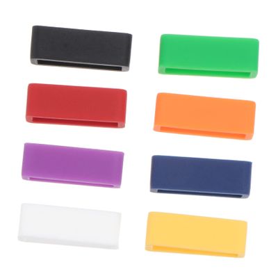 KITANDOVE 8-Pack Silicone Rings for Watch Bands, Anti-Fall Holders, Gray, 20 mm