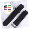 KITANDOVE 8-Pack Silicone Rings for Watch Bands, Anti-Fall Holders, Gray, 20 mm view 3