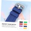 KITANDOVE 8-Pack Silicone Rings for Watch Bands, Anti-Fall Holders, Gray, 20 mm view 4