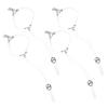 TOGEVAL 2 Pairs Transparent Shoe Straps for Women's High Heels view 1