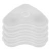 TOGEVAL 4-Piece Pet Water Fountain Filters, Heart-Shaped view 1