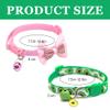 4-Pack Adjustable Cat Collar with Bell view 2