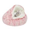 KWCLTH Warm Multifunctional All-Season Plush Cat Bed and Cave view 1