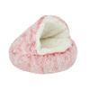 KWCLTH Warm Multifunctional All-Season Plush Cat Bed and Cave view 2
