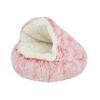 KWCLTH Warm Multifunctional All-Season Plush Cat Bed and Cave view 3