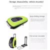 5-in-1 Dog Stroller and Cat Carrier with Removable Carrier, Backpack, and Car Seat, Up to 17 lb, Green view 3