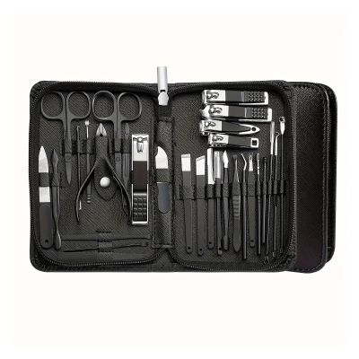 30-in-1 Nail Clipper and Manicure Set, Spring Green/Black
