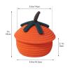 Halloween Pumpkin Storage Basket with Lid view 2
