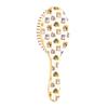 Wooden Hair Brush, Paddle Brush with Cartoon Bulldog Design view 1