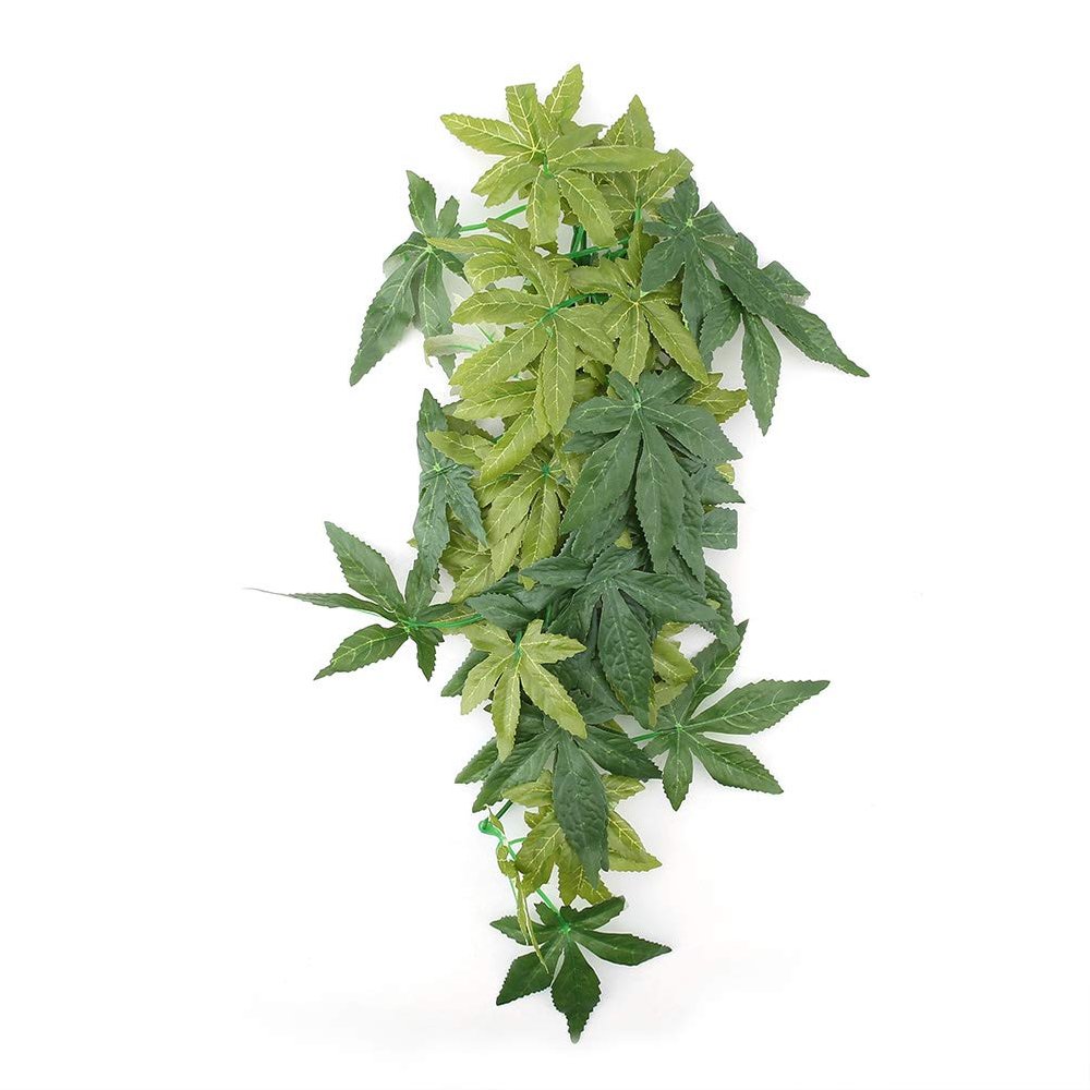 BSTCAR Aquarium Decoration Green Artificial Plant with Suction Cup