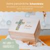 Lillet Baptism Memory Box with Cross - Wooden Baby Keepsake Box view 4
