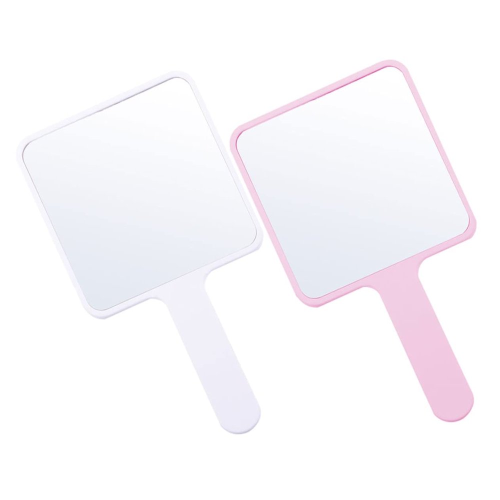 WOONEKY 2-Pack Portable Compact Hand Mirrors for Women