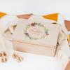 Lillet Baptism Keepsake Box (001.09) – Floral Wreath view 2