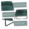Parliky Ceramic Pet Bowl with Non-Slip Stand, 13 cm, Green view 4