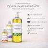 YAMUNA NATURAL BEAUTY Massage Oil, 100% Plant-Based, Ginger-Lime, Paraffin- and Paraben-Free, 1,000 ml, Free Dispenser view 3
