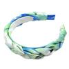 WOONEKY Women's Green Braided Headband view 1