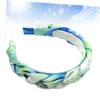 WOONEKY Women's Green Braided Headband view 2