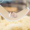 CIYODO Small Pet Hammock with Space-Saving Design, Breathable Straw and Sturdy Iron Hooks view 3
