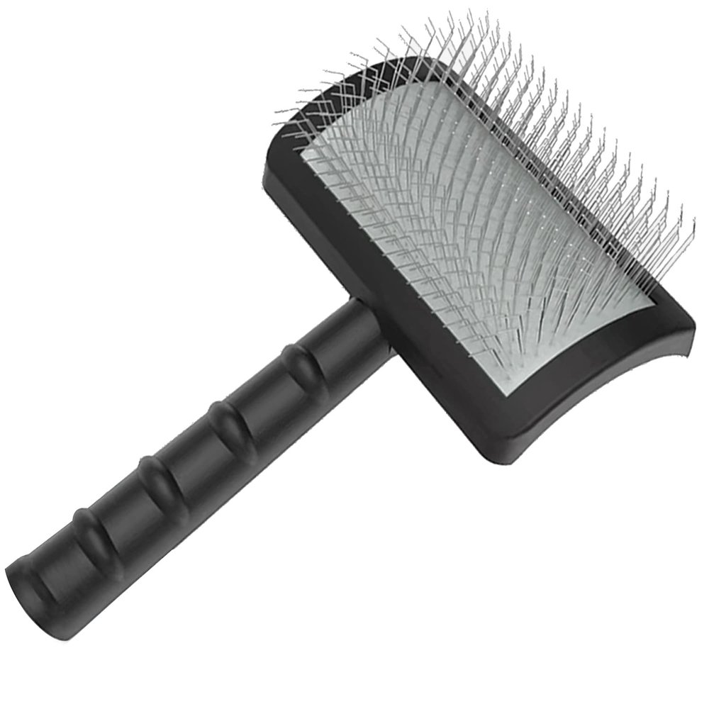 MRNHA Firm Slicker Brush for Dogs - Extra Long Pin Slicker Brush for Large Dogs