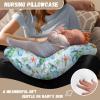 TOADDMOS Nursing Pillow Cover with Sea Turtle, 46 x 56 cm, Cover Only view 2