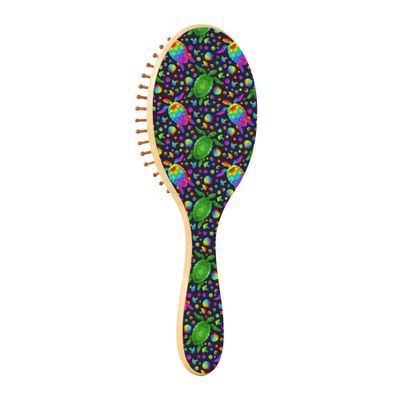 Wooden Paddle Hair Brush, Natural Hair Brush for Hair Growth
