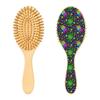 Wooden Paddle Hair Brush, Natural Hair Brush for Hair Growth view 2