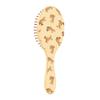 Wooden Hair Brush, Wooden Paddle Brush, Rabbit Pattern view 1