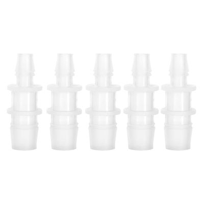 QANYEGN Aquarium Connector, Plastic Adapter with Variable Diameter, Straight Air Pump Hose Connector, 8 mm/16 mm Interchangeable, 5-Pack