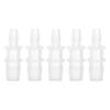 QANYEGN Aquarium Connector, Plastic Adapter with Variable Diameter, Straight Air Pump Hose Connector, 8 mm/16 mm Interchangeable, 5-Pack view 1