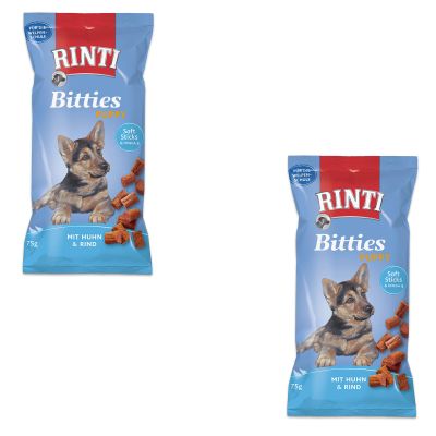 Rinti Bitties Puppy - Chicken & Beef | Double Pack | 2 x 75 g