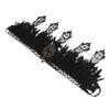 Beavorty 3-Piece Vintage Black Lace Gothic Tiaras for Women view 1