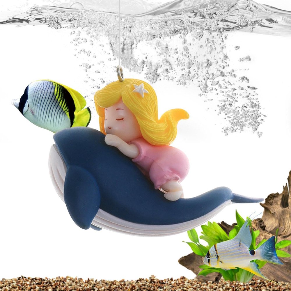 ARIOU Adjustable Floating Diver Aquarium Ornament