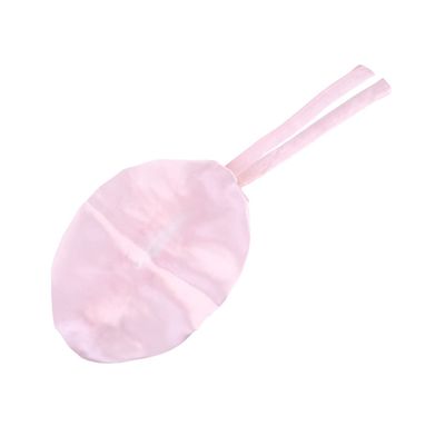 Mikinona Genuine Silk Bonnet for Women, Adjustable, Pink