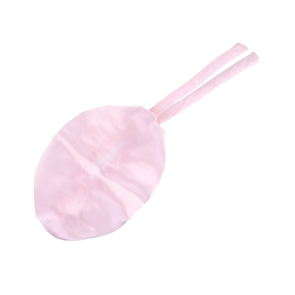 Mikinona Genuine Silk Bonnet for Women, Adjustable, Pink