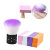 WOONEKY Elastic Sponge Nail Art Brush Set with Cleaning Brush view 2