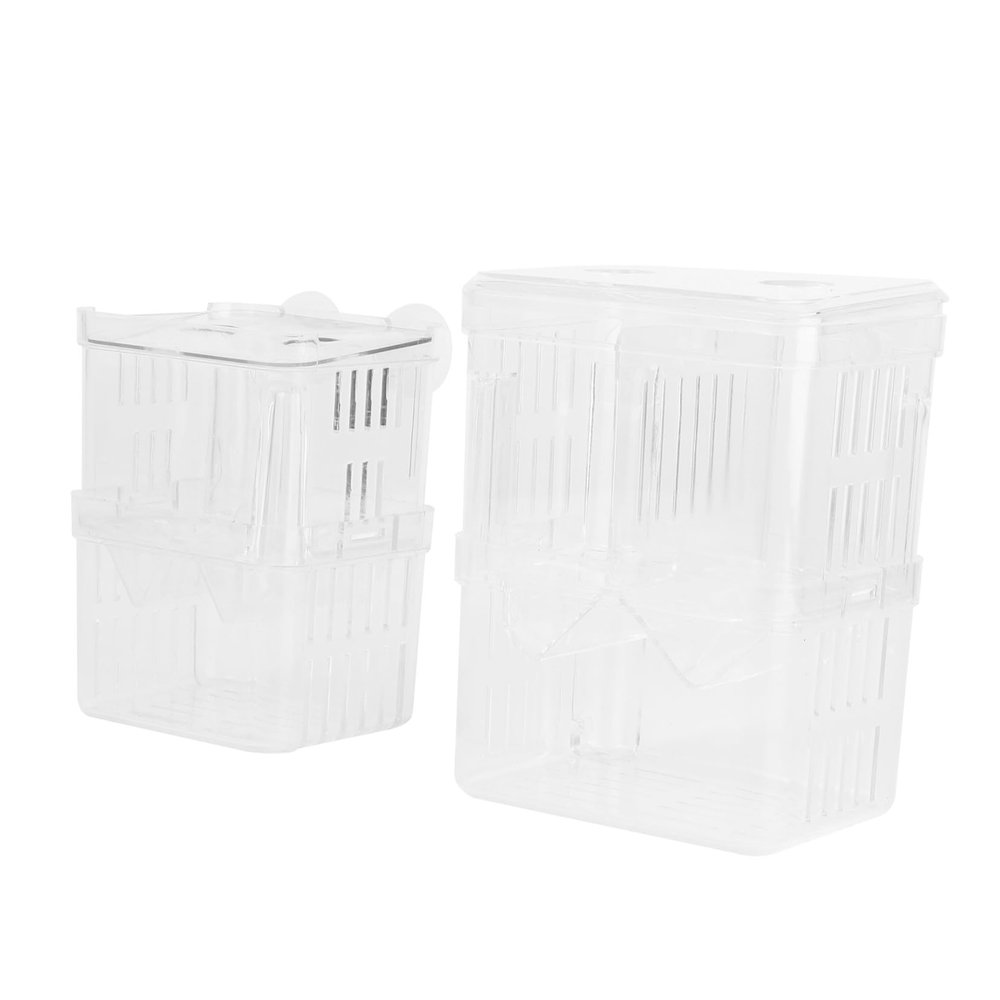 VILLFUL 2-Piece Transparent Fish Breeding Container