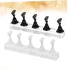 FRCOLOR 4-Piece Magnetic Nail Tip Holders with Acrylic Base view 3