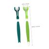 Triple-Head Dog Toothbrush for Oral Care, 2-Pack, Green view 2