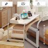ELIKBH Height-Adjustable Overbed Table with Wheels view 3