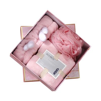 Mikinona Home Care Kit with Soft Absorbent Washcloths, Headband and Hair Ties